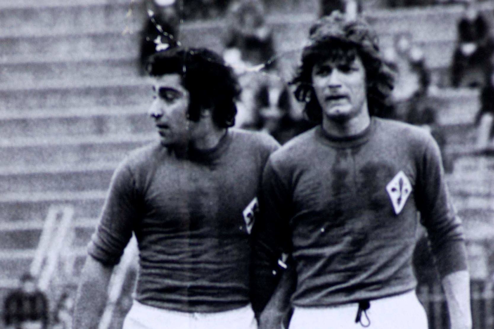 Bruno Beatrice con Giancarlo Antognoni in una foto degli anni '70
